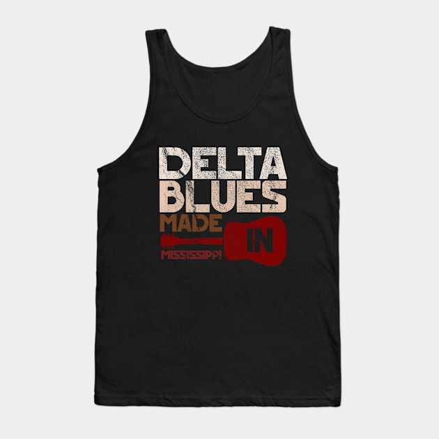 Mississippi delta blues vintage music festival distressed Tank Top by SpaceWiz95